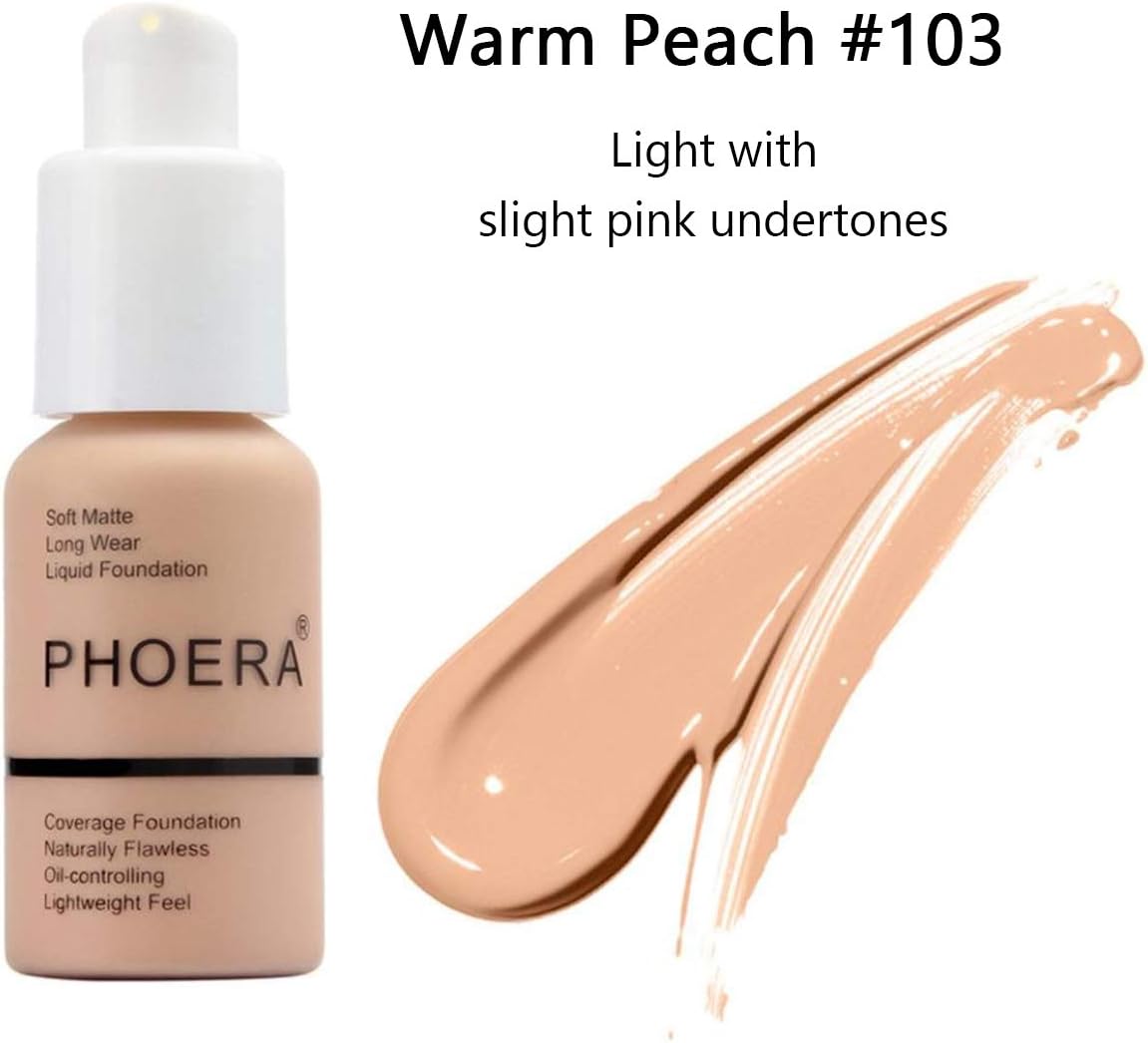 GARYOB Liquid Foundation PHOERA Liquid Matte Full Coverage Foundation 30ml