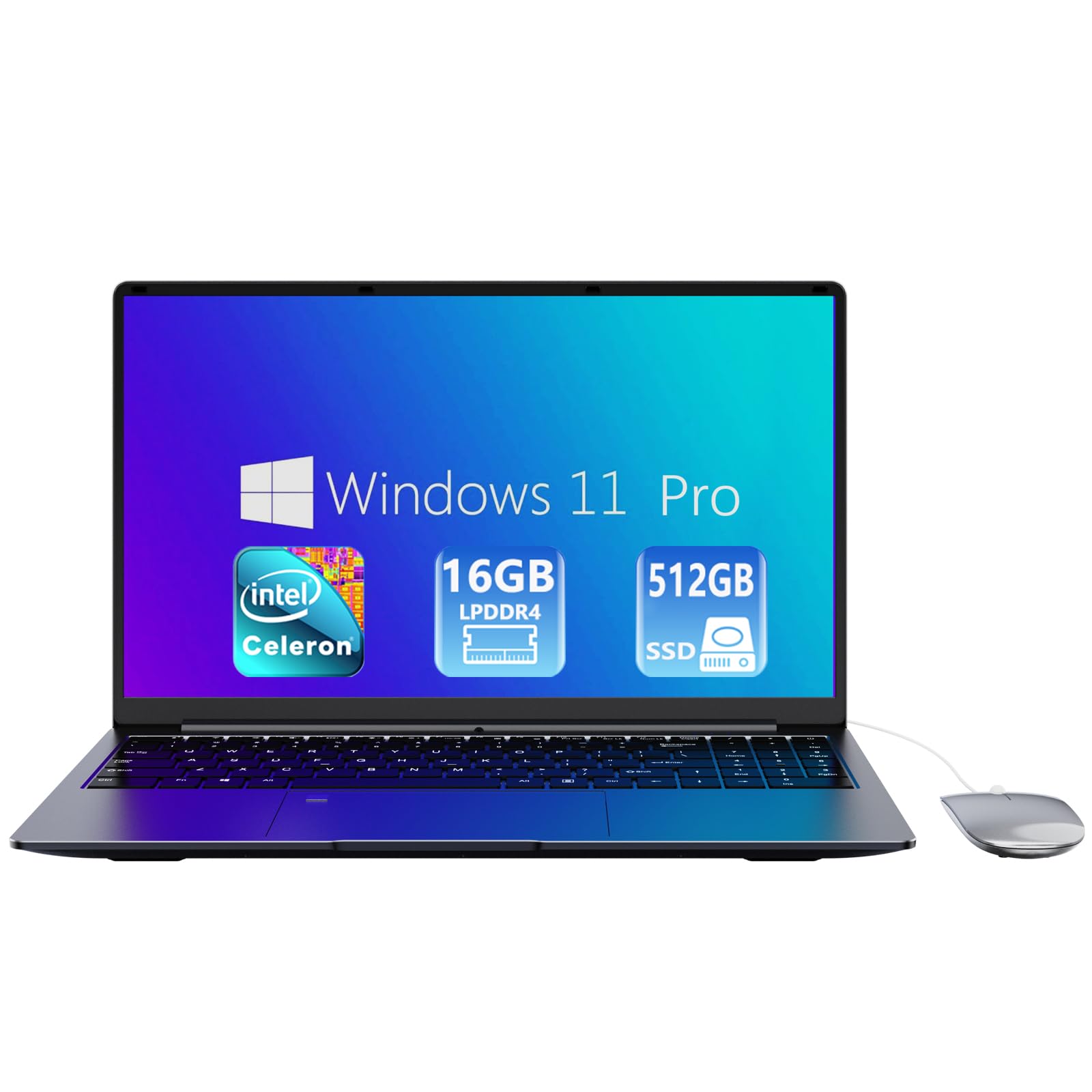 Amazon.com: SAINTDISE 15.6 Inch Laptop PC Built with Intel Cerelon