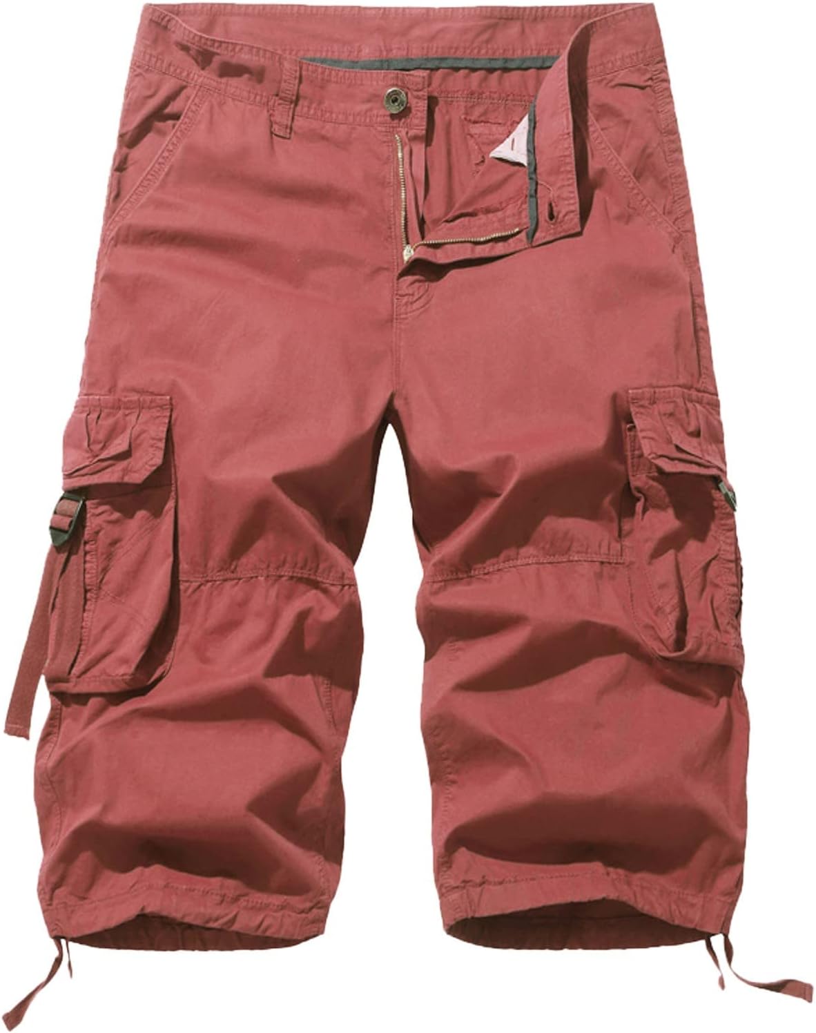 GOKKILRW Mens Ripstop Cargo Hiking Shorts Elastic Waist Workout Jogger Lightweight Military Army Tactical Combat Work Trouser