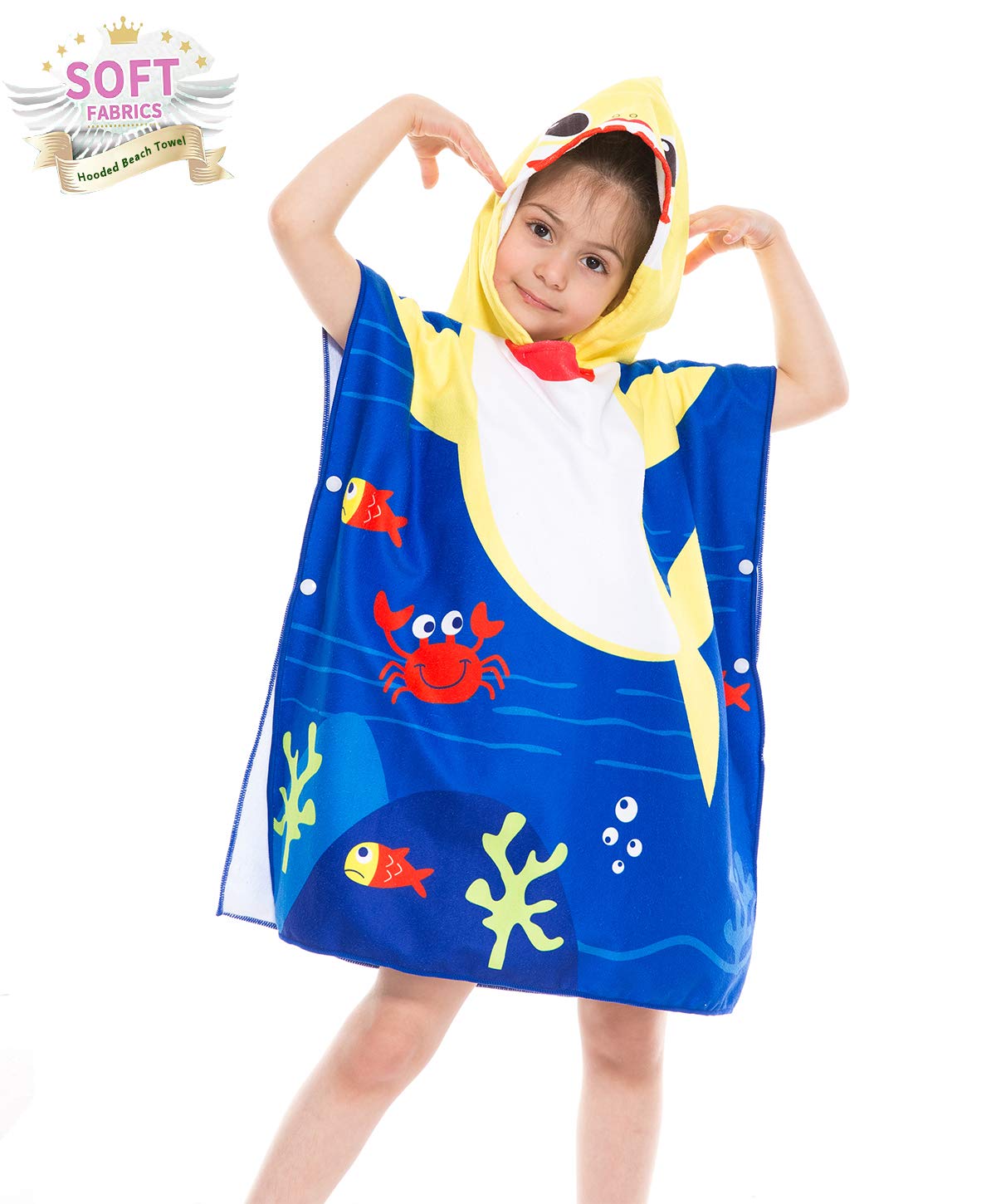 childrens hooded beach towels