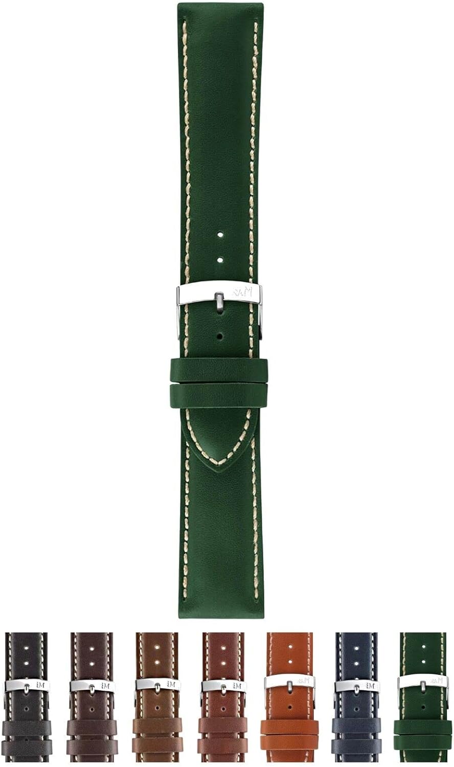 Morellato Rodius Calf Leather Watch Strap - Chrome-plated Stainless Steel Buckle - PERFORMANCE Collection