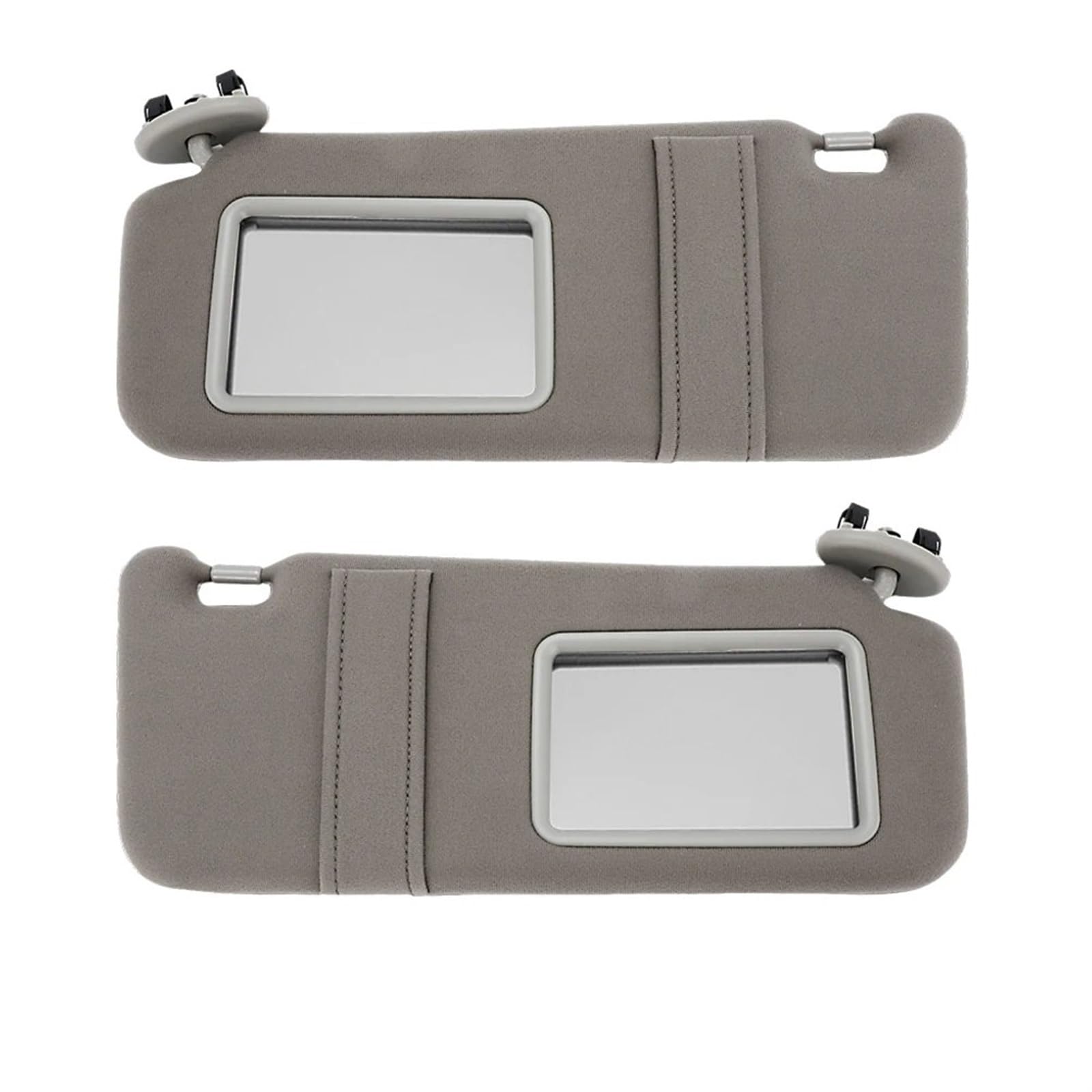 Coppia Parasole Auto Per Toyota Camry 2007-2011, Colore Beige: Sostituisci Le Alette Rotte O Rovinate Del Conducente E Passeggero. Senza Luce Specchio, Colore Beige. Ricambi Originali Sostitutivi 74320-06780-E0 E 74310-06750-E0.