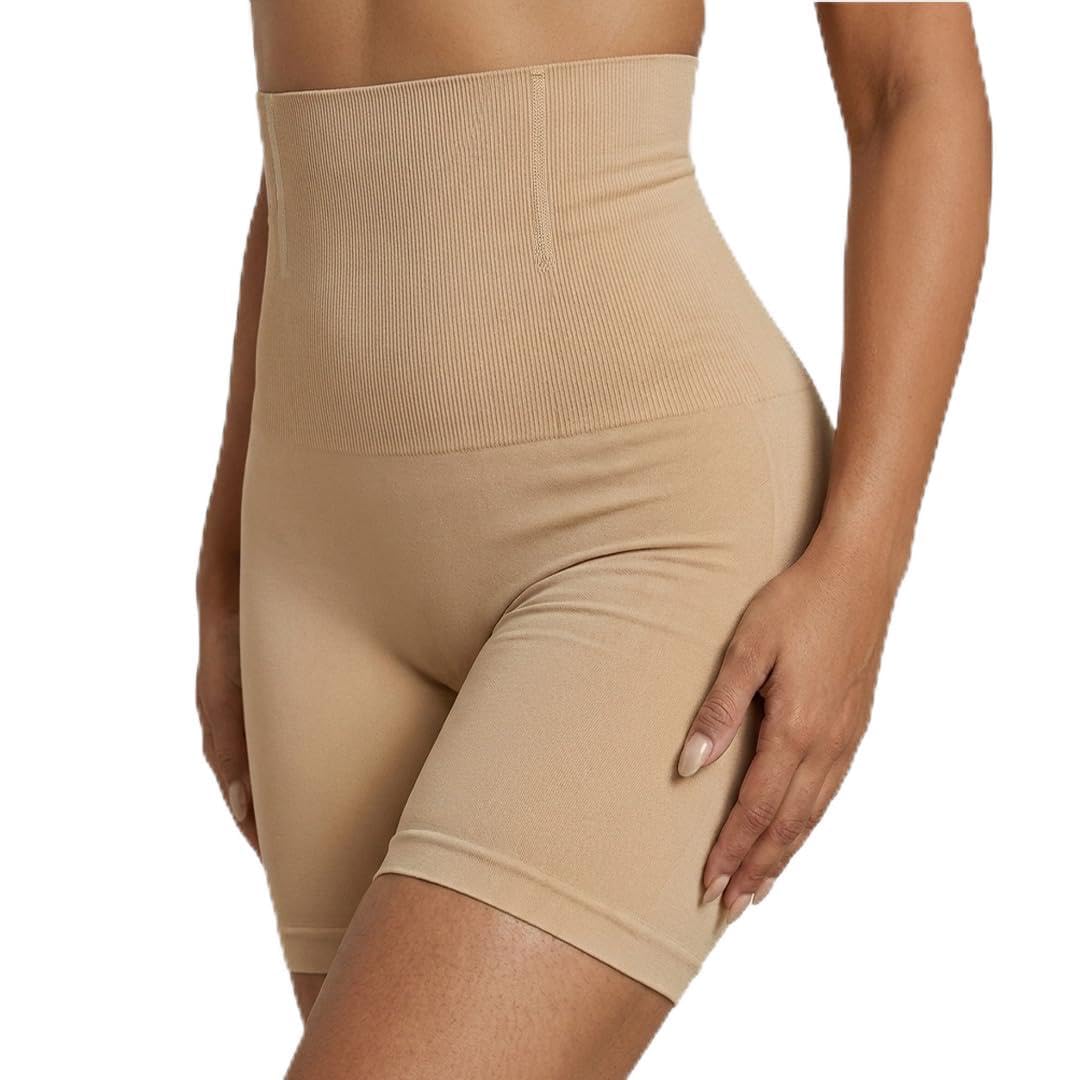 Women High Waist Shapewear Panties – Tummy Control Waist Shaper with Anti-Rolling Strip | Seamless Slimming Shapewear Underwear-image-46