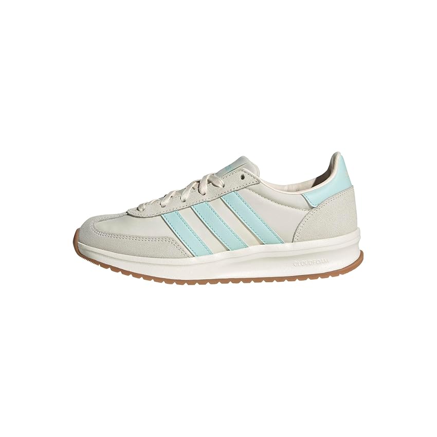 adidas Run 70S 2.0 Shoes, Scarpe Donna, Wonder White/Semi Flash Aqua/off White, 40 2/3 EU