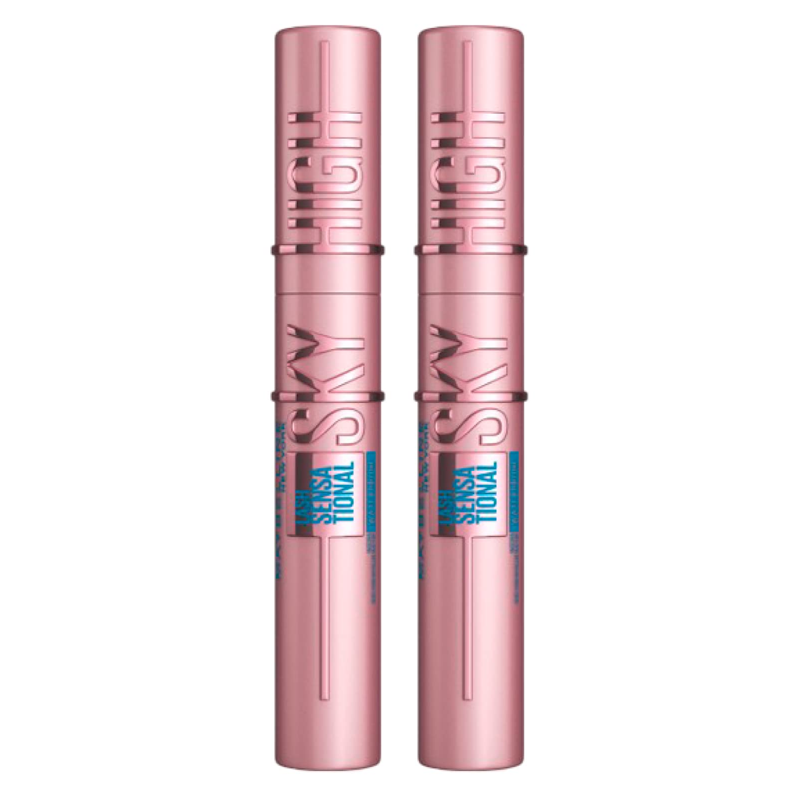 2x Maybelline Lash Sensational Sky High Waterproof Mascara 6ml - Black