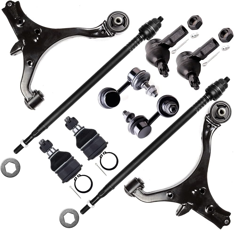 ASAPE Front Control Arm Ball Joint Tie Rod Suspension Kit Replacement for 2001-2005 for Acura EL 2001-2005 for Honda Civic - 10PCS Set