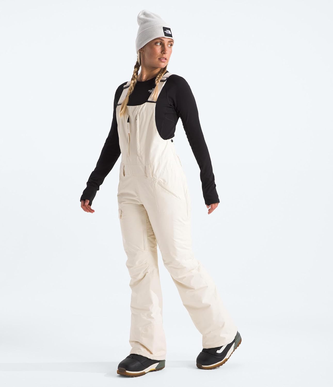 THE NORTH FACE Women's Freedom Insulated Bib (Standard & Plus Size) - Waterproof Ski & Snowboard Overalls, Mesh Venting - Image 2