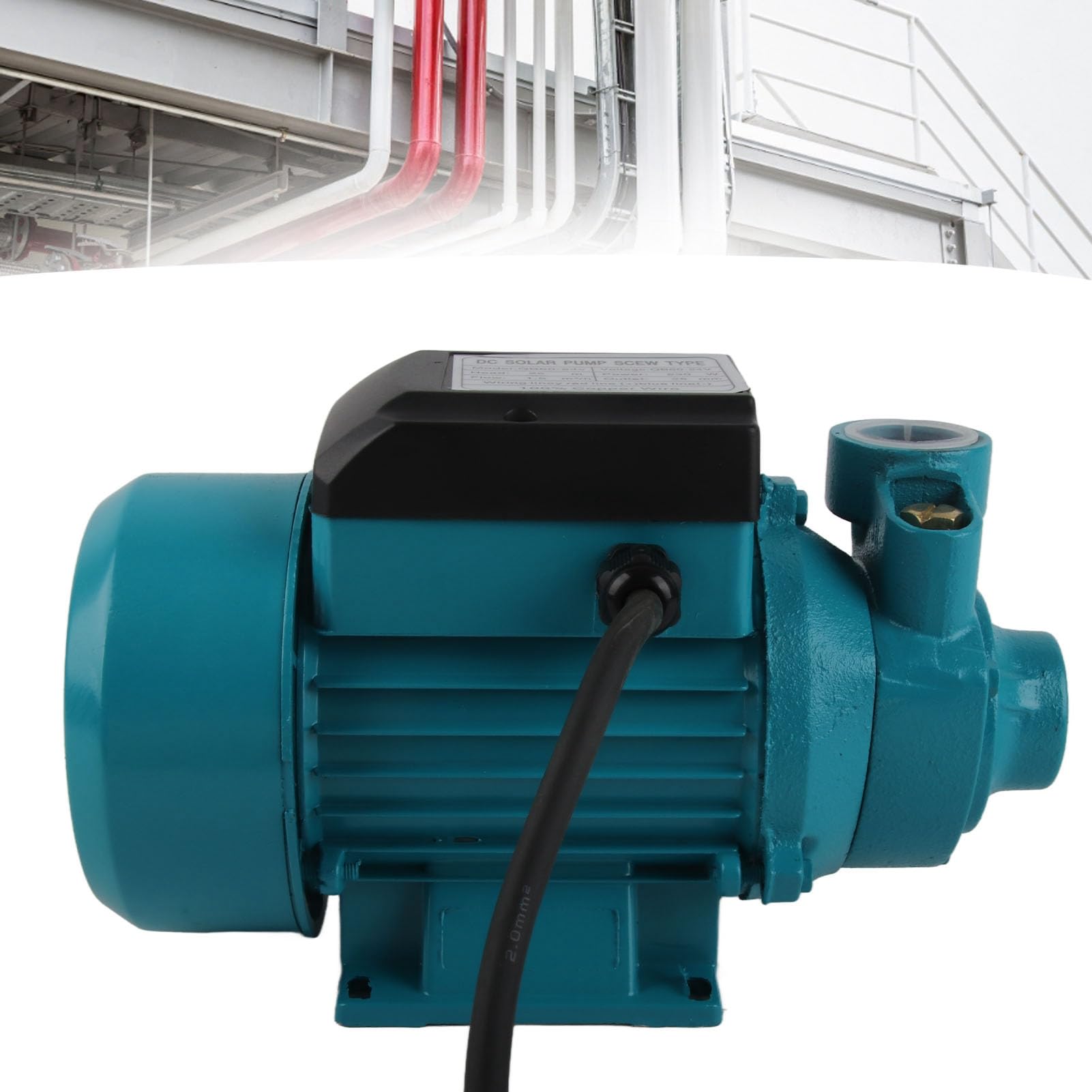 Pompa dell'acqua solare portatile testa alta grande flusso IP44 Pompa per acqua di fontana per l'irrigazione dei terreni agricoli 230W DC24V