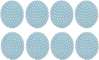 8 peças de bolas de secador de roupa reutilizáveis, amaciar e afofar a roupa, bola de lavagem PVC depilação de lavanderia ouriço bola de roupas secas para máquina de lavar, reduzindo o tempo de secagem, menos estática