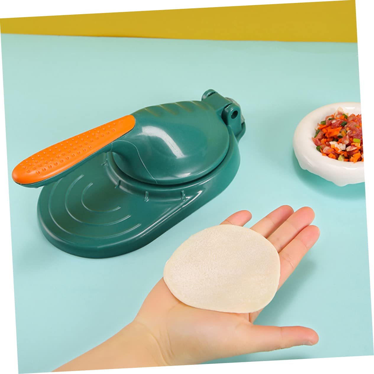 Angoily Tortilla Press Plastic Tortilla Maker Multi- Functional Dough Press Dumpling Press Hand Pie Making Tool Kitchen Gadgets