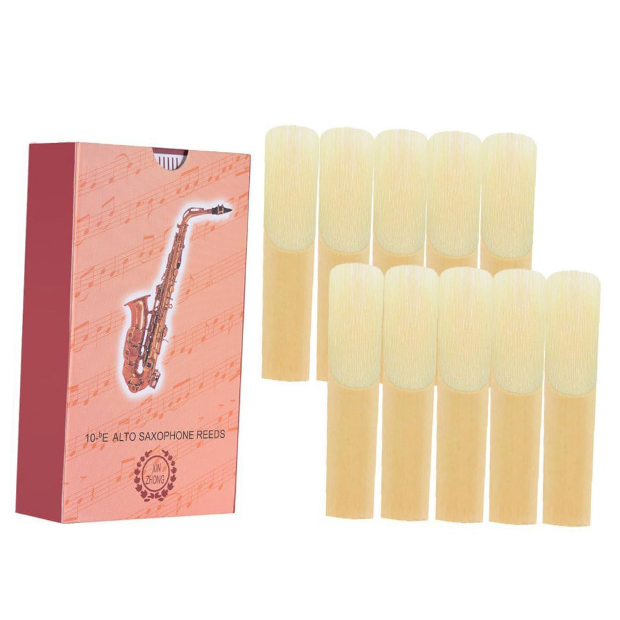 ibasenice 40 Pz Ancia Per Sassofono Per Sassofono Per Strumenti Musicali Ancia in Resina Per Alt Sax Ance Per Tenore Canne Bambù Sostituire Manuale