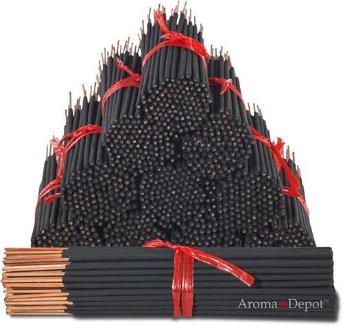 Miniatura 2 de Varillas de incienso de carbón más exótico. Aproximadamente 85 a 100 varillas por paquete, longitud de 7 pulgadas, cada barra natural se quema