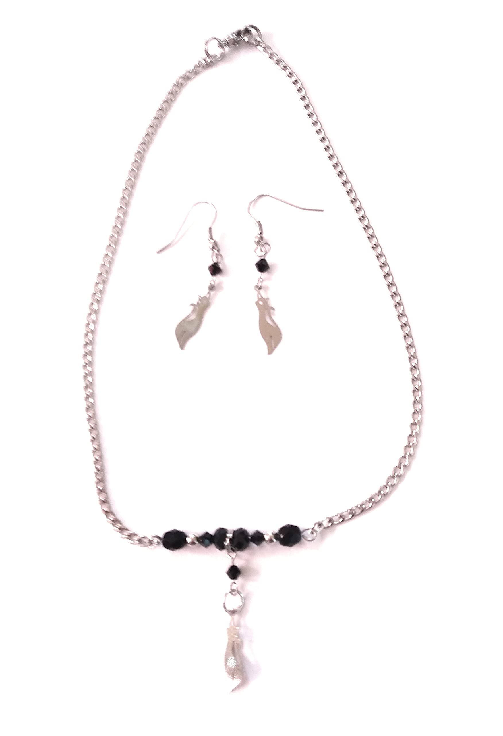 Parure chat en cadeau idéal avec son collier et boucles d'oreilles