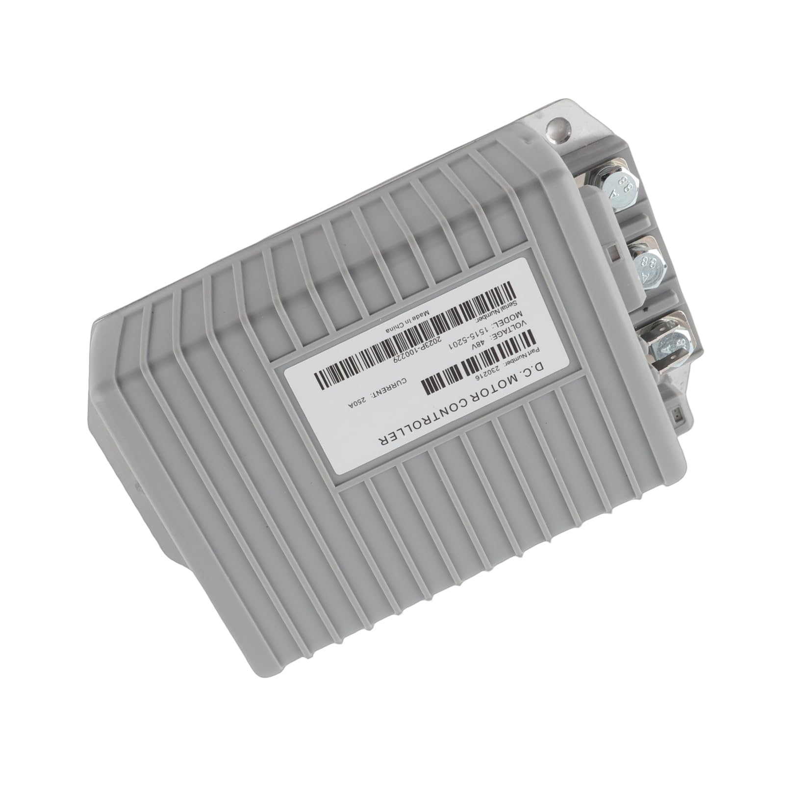 Ausla Controlador de Motor de 48 V , Metal y Plástico, Controlador de Velocidad de 250 A para Carritos Utilitarios y Precedentes de