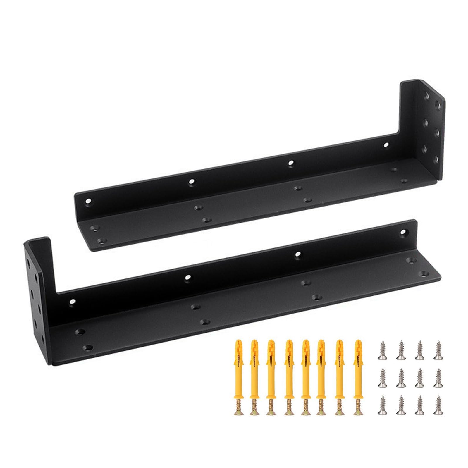 Qsvbeeqj Floating Shelf Brackets Heavy Duty Metal Shelves Brackets Suspended Tripod Brackets Wall Shelf