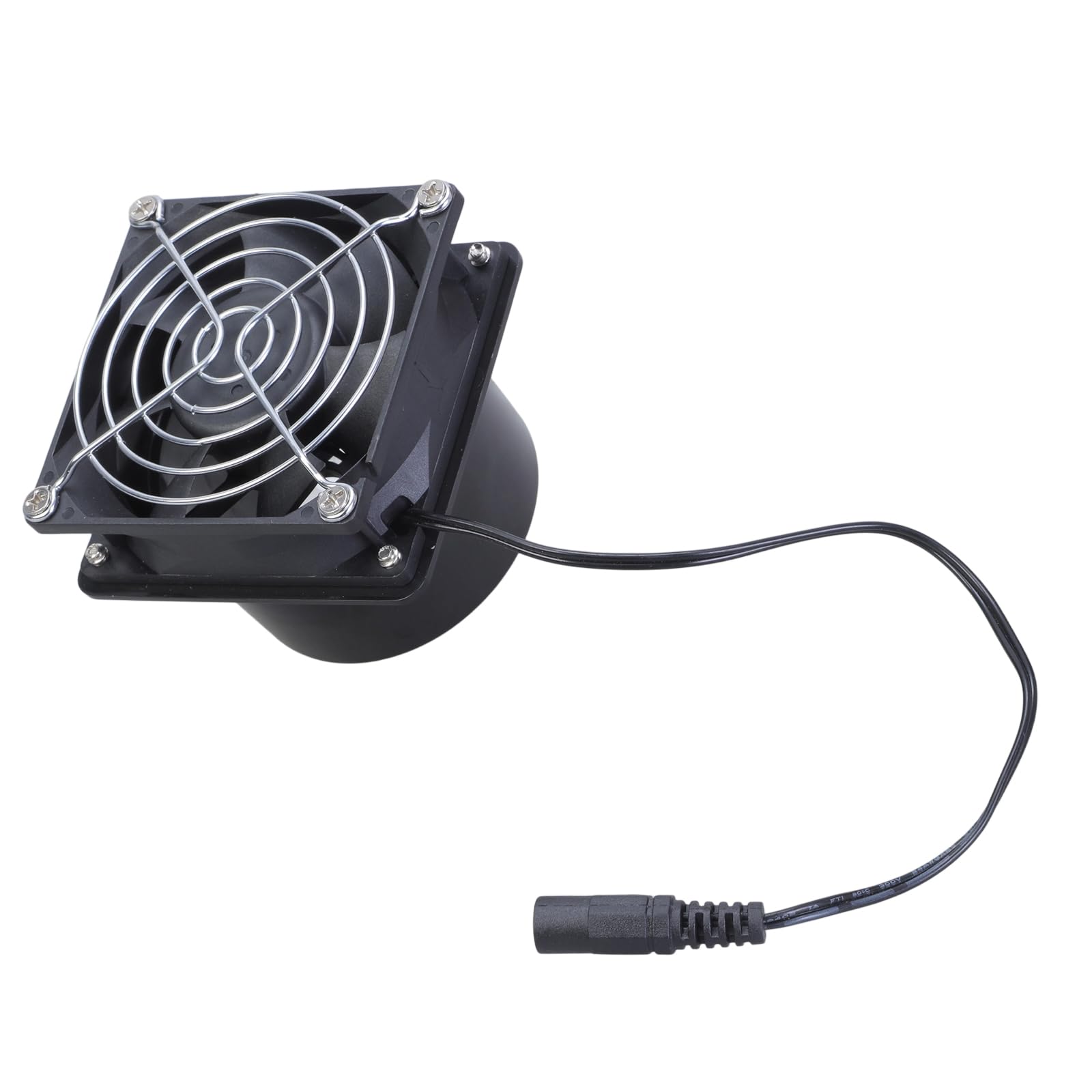 Exhaust Fan 3800RPM 80mm 12V Air Exhaust Extractor Fan Exhaust Blower for Soldering Office Hall Hydroponic Kitchen