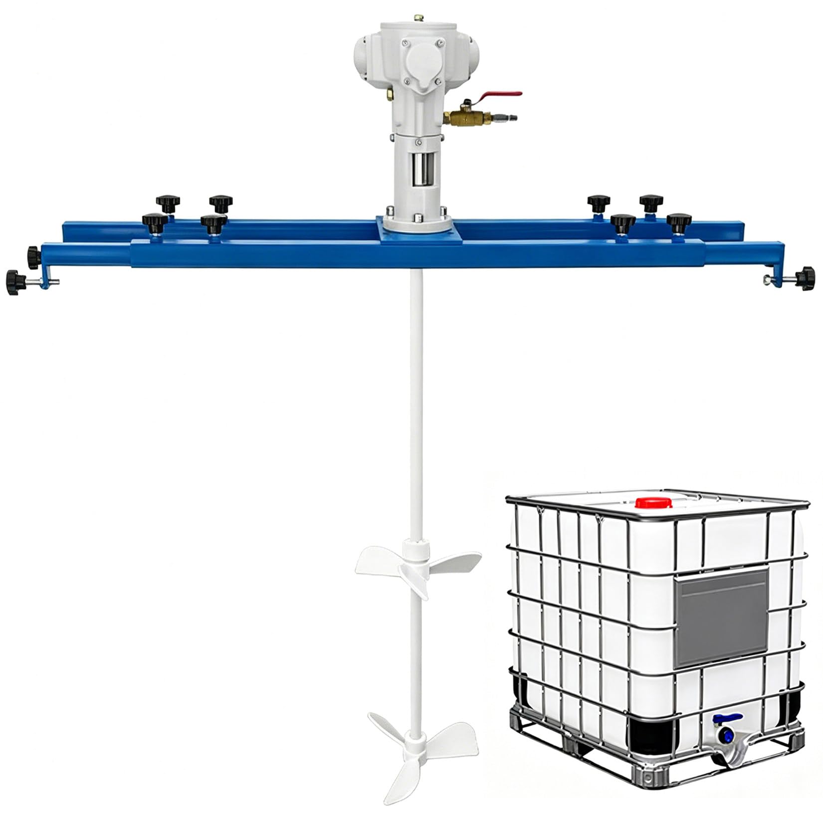 LXPINGMM IBC Air Agitator,265 Gallon IBC Paint Pneumatic Mixer 3Cylinder