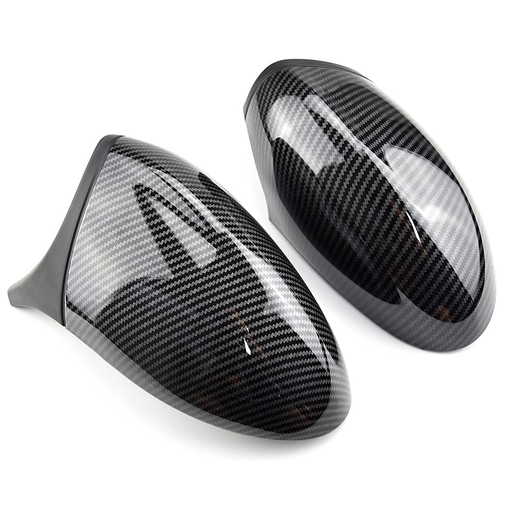 Boîtiers de rétroviseurs pour BMW E90 E91 E81 E82 E87 E88 E92 E93 aspect carbone - 7