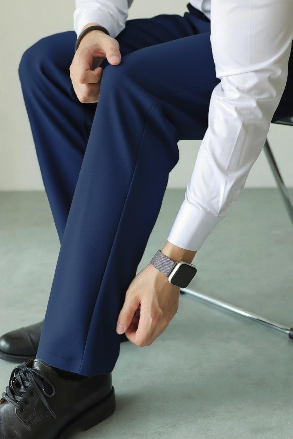 GINGTTO Mens Dress Pants Slim Fit Stretch Formal Pants for Men - Image 5