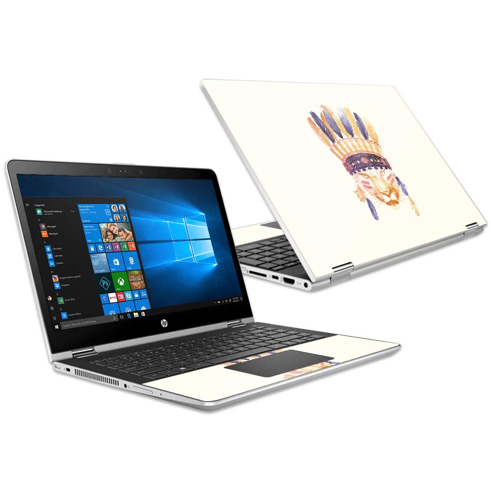 MightySkins Vinyl Skin For HP Pavilion X360 15.6” – Galaxy Cat Design | Protective Decal