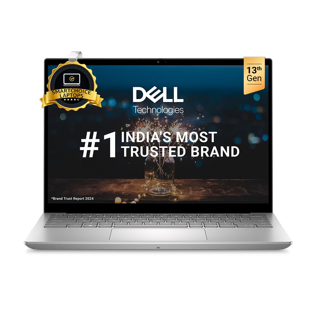 Dell [Smartchoice] Inspiron 5430 Thin & Light Laptop, 13th Gen Intel Core i7-1360P/16GB/1TB SSD/14.0" (35.56cm) FHD+ WVA 250 nits/Backlit KB + FPR/Windows 11 + MSO'21/15 Month McAfee/Silver/1.59kg