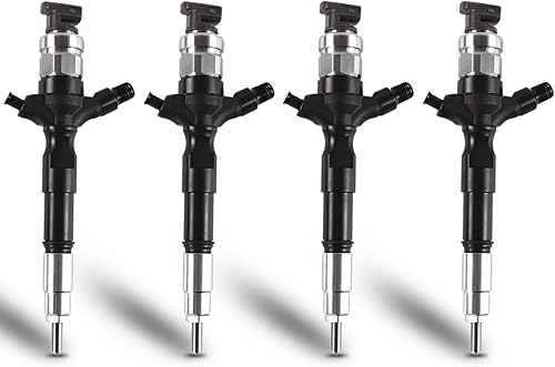 PANGOLIN 095000-7780 23670-30280 inyector de combustible diesel 4PCS para Hilux y Prado 1KD-FTV 3.0L Euro 4 piezas del mercado de accesorios