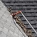 EZ Smart Mini Rake Head – Gutter Rake Tool for Removing Leaves & Debris from Roofs, Gutters & Hard-to-Reach Areas – Fits Standard Acme Thread & Recommended EZ Smart Pole (Not Included)