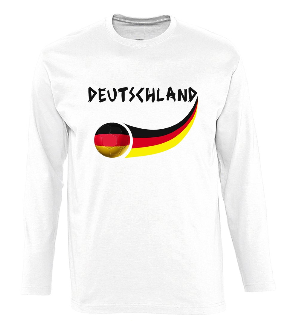 Supportershop Boys Germany Long Sleeve T-shirt - White, Large