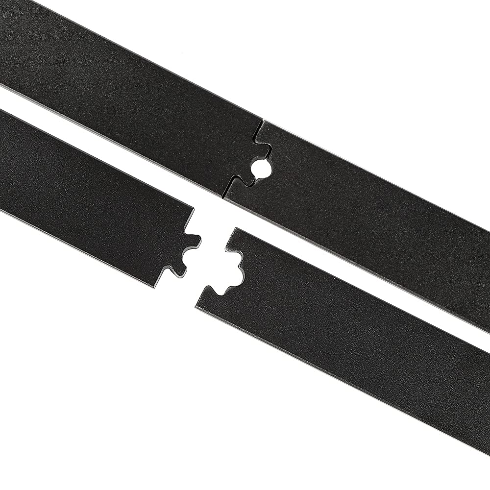 244cm Quincaillerie de Porte Coulissante Kit Ensemble de Rails pour Porte de Grange Simple,Ensemble de poulies de rail de suspension de porte de grange (ordinaire à trois sections)