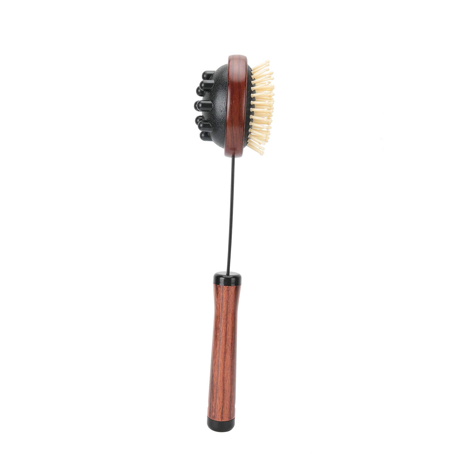 Naroote Manueller Massagehammer, Kopfhautmassagegerät, Rückenkratzer Zum Ausbaggern von Kanälen und Kollateralen, Geeignet für Körperteile mit Schwerer und Leichter Kraft, 3-in-1-