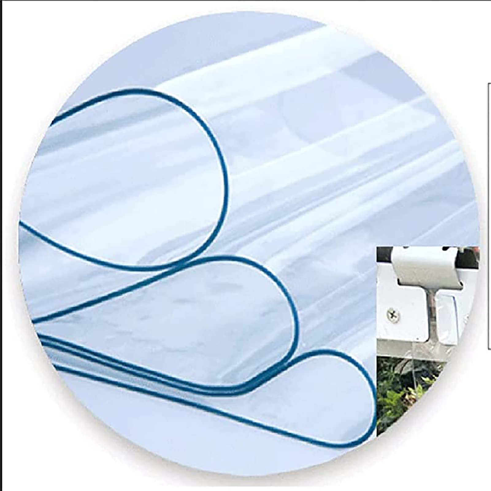 Rideaux À Lanières en PVC Isolation Rideau Industriel À Lanières Pliable avec Oeillets, for Réfrigérateur, Garage Peut Être Personnalisé(1.6mm,1.05MX2.2M)