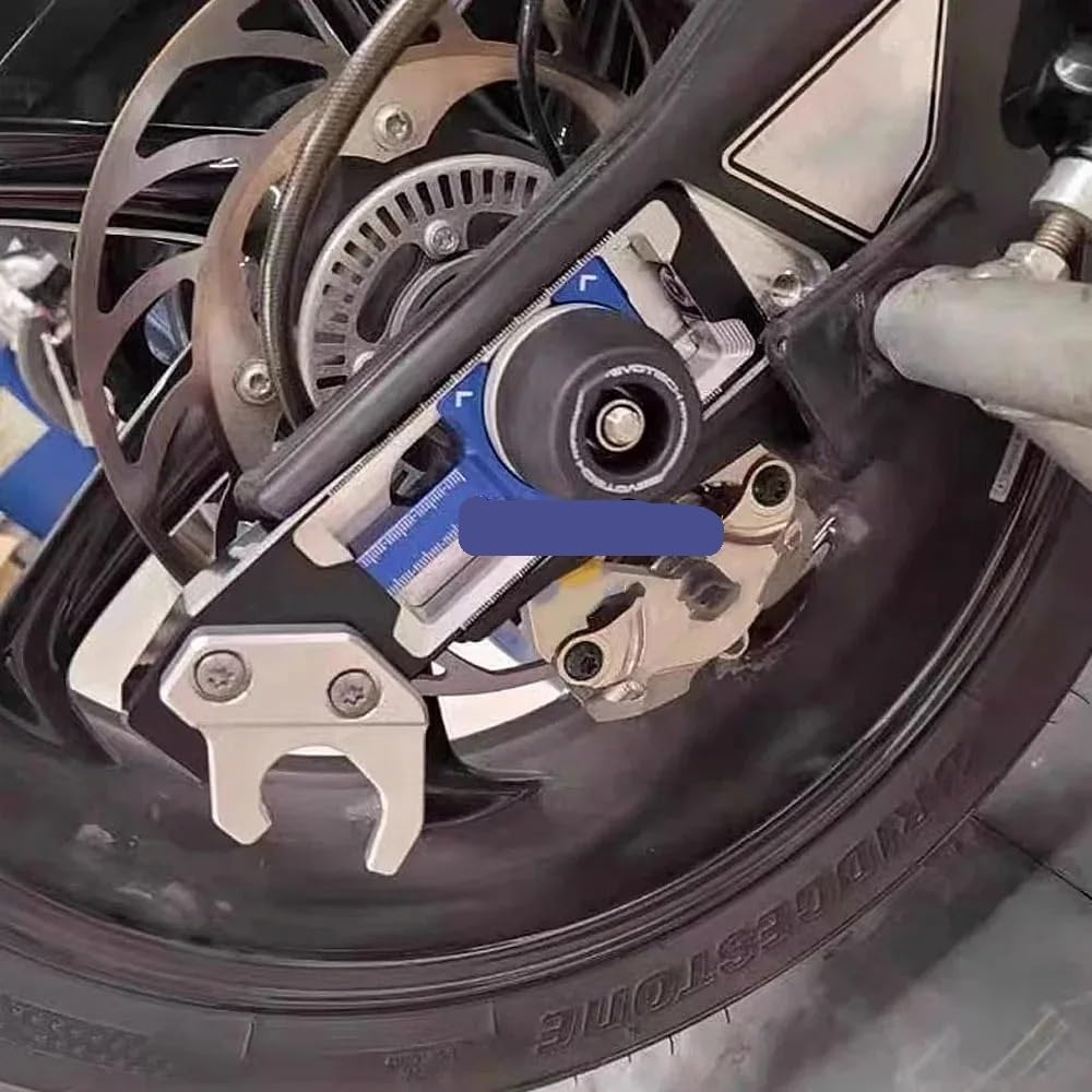 Convient pour Bmw tendeur de réglage réglable en aluminium Tendeur chaîne moto tendeur de chaîne mono vitesse