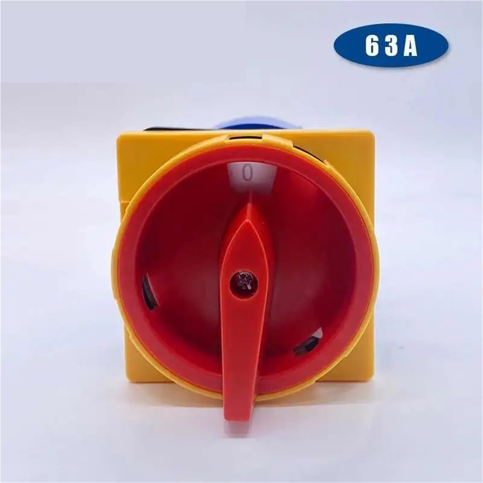 63A Padlock Isolator Changeover Rotary Cam Switch Power Cut-Off Knob Master Control Circuit Off-ON LW28 YMW26 LW26GS(3P 12Terminals) Controls Switches