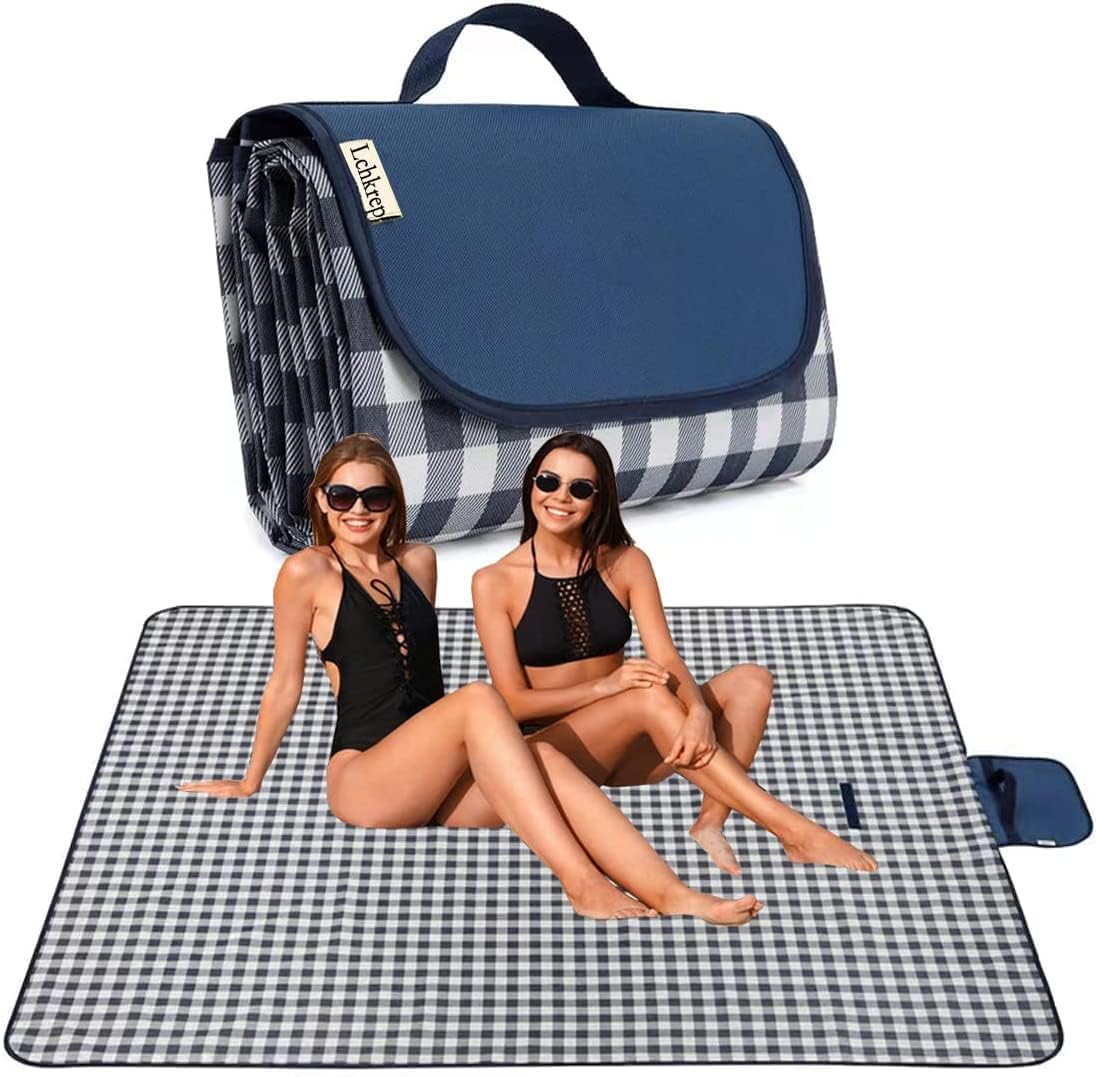 LEXSO Picnic Mat Waterproof 71 x 59 inches Waterproof Sandproof Foldable Portable Outdoor Picnic Blankets Mat for Beach Camping on Grass Picnic Mat Beach Mat Foldable 1 PCS (Dark Blue) (B0CG3K9WTN) Amazon Price History, Amazon Price Tracker