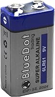 Vista 1 de BlueDot Trading Baterías alcalinas resistentes de 9 voltios para detectores de humo y monóxido de carbono, dispositivos de seguridad y alarmas