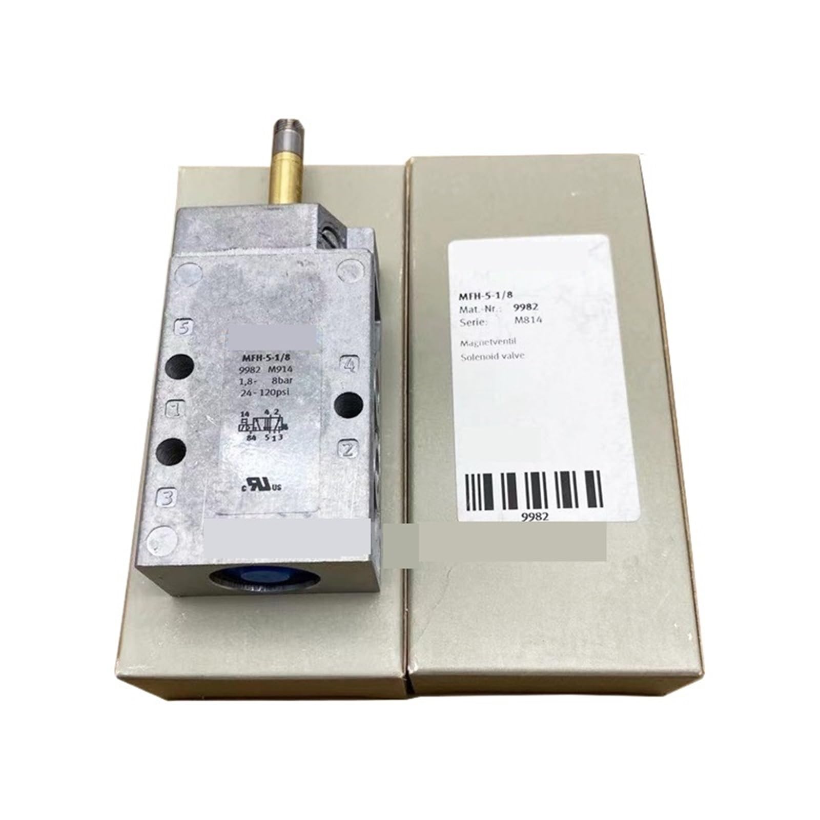 Distributeur pneumatique vanne électromagnétique MFH-5-1/8 9982 pour commande de vérin
