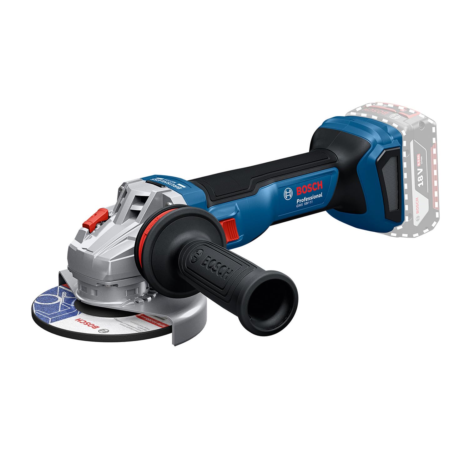 Bosch 125Mm Grinder 18V Gws 18V-11 – Solo Carton - Pro