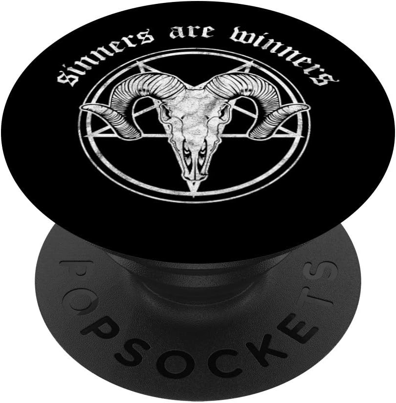Satanic Baphomet Tarot Card PopSockets PopGrip: Grip Ghana Ubuy