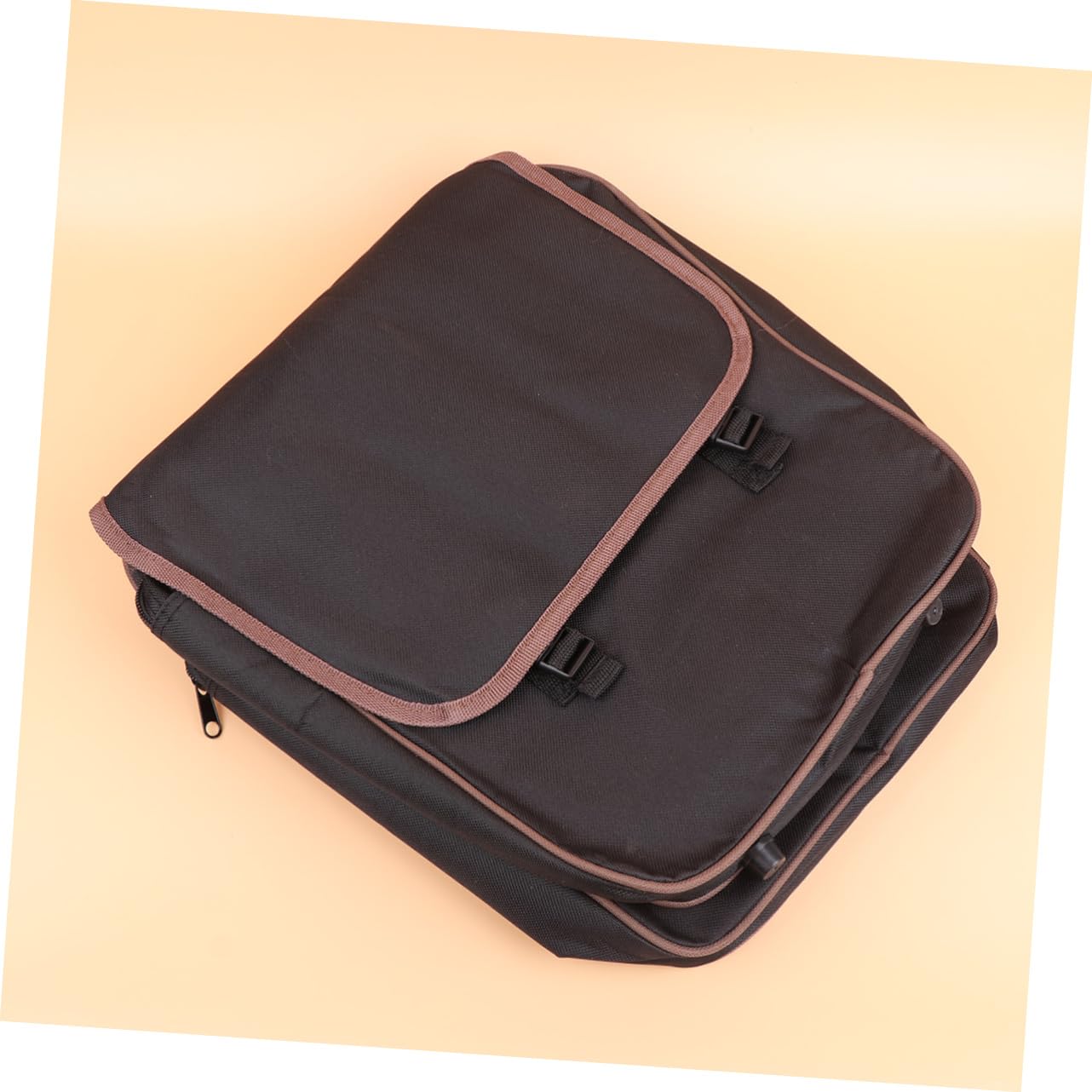 SUPVOX Borsa Sella Bici Posteriore Nera in Nylon, 1 Pezzo | Bici Pieghevole, Uso Outdoor Sportivo, Compatta e Resistente All'usura, Facile da Pulire