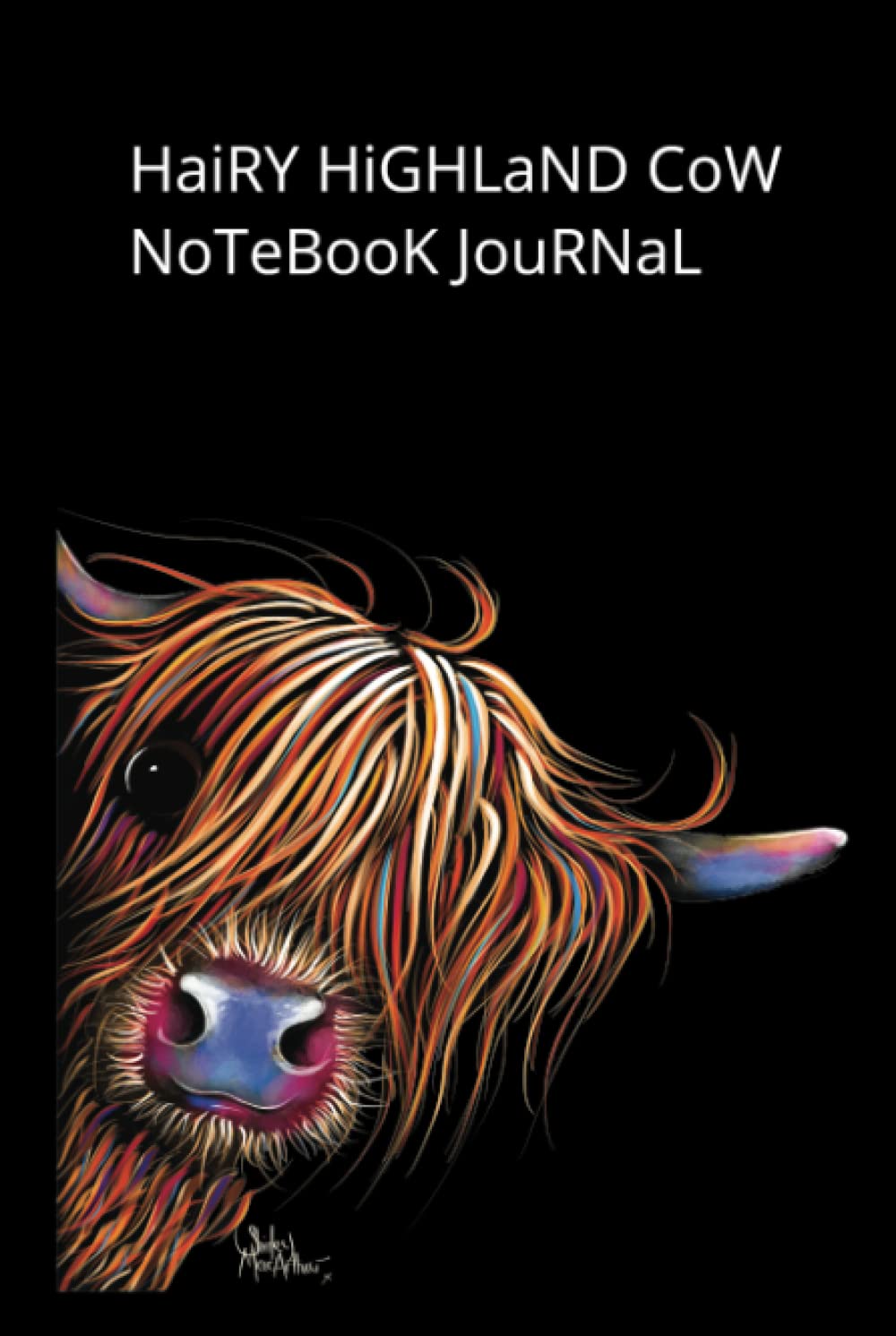 Carnet de notes vache écossaise Sugar Lump, le journal poétique qui libère votre créativité