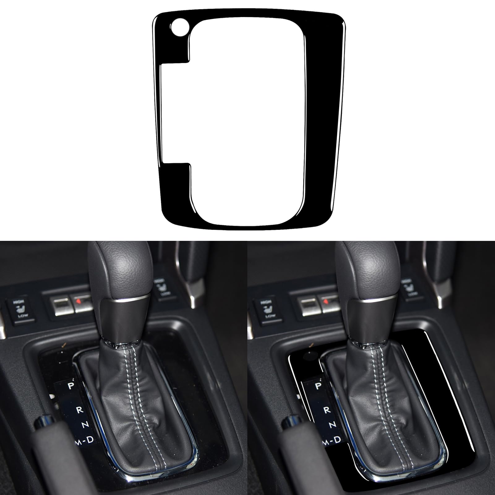 クロバ-ジジ:ボヘミア:パネルドグラスオブジェ Amazon.com - PJFUS Glossy Bright Piano Black Car Center Console