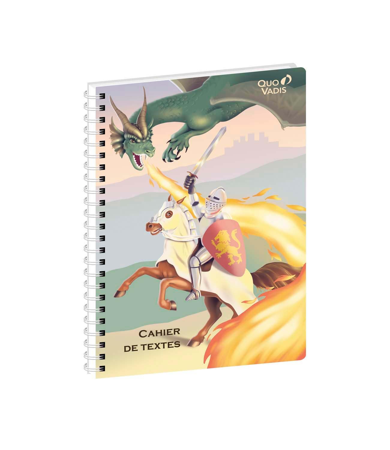 Quo Vadis - Notebook - Spiral-Bound - French - Louise & Arthur - Daily - 15 x 21 cm - Clairefontaine White Paper - Made in France