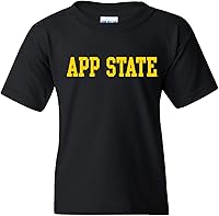 Vista 149 de NCAA Basic Block - Camiseta juvenil de color del equipo, universidad San Diego State Aztecs Negro