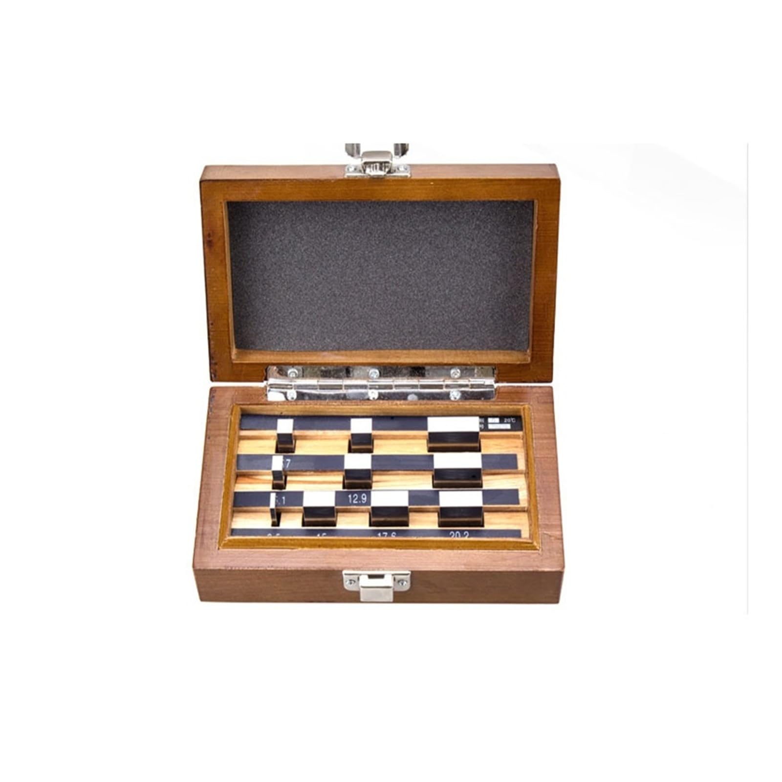 Juegos De Bloques Patrón De Calibración De Micrómetros (tamaños 0–25–50–75–100 Mm) Grado 0 (juego De 20 Piezas) Y Grado 1 (juego De 10 Piezas) Alta precisión(50-75 Level 1)