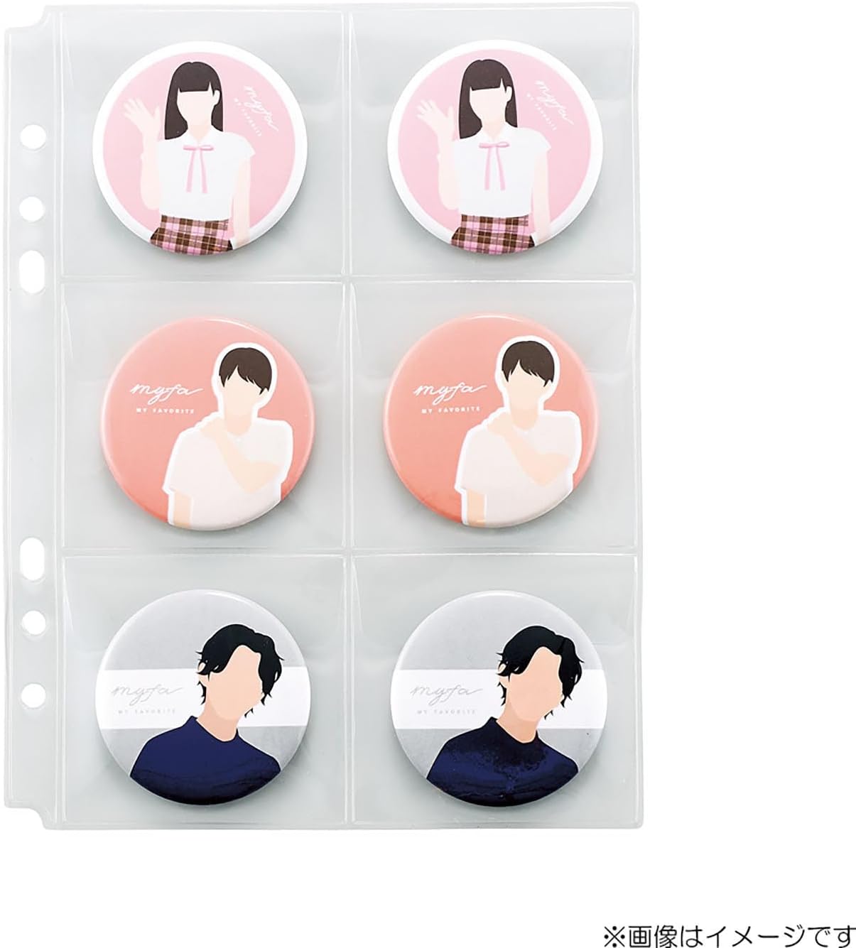 Lihit Lab Myfa Collection Pocket, PVC, 6 Pockets, A5 N3351