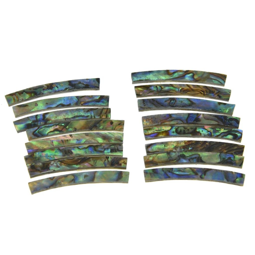 KAISH Guitar Rosette New Zealand Abalone Curved Strips Guitar Soundhole Inlay Dimension 125mm3mm1.5mm, 125mmx3mmx1.5mm - Image 4