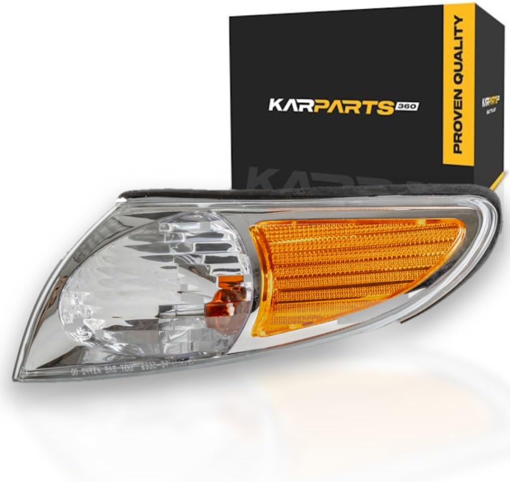 For 2002 2003 Toyota Solara Pair Driver and Passenger Side Turn Signal/Side Marker Light With Bulbs DOT Certified Included TO2520166 TO2521166 | 81520-AA030 81510-AA030 ;