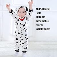 Vista 47 de Disfraz de bebé de Halloween para niños pequeños, rómper, mameluco para niños o niñas, ropa de animales, de 2 a 36 meses Dinosaurio rojo