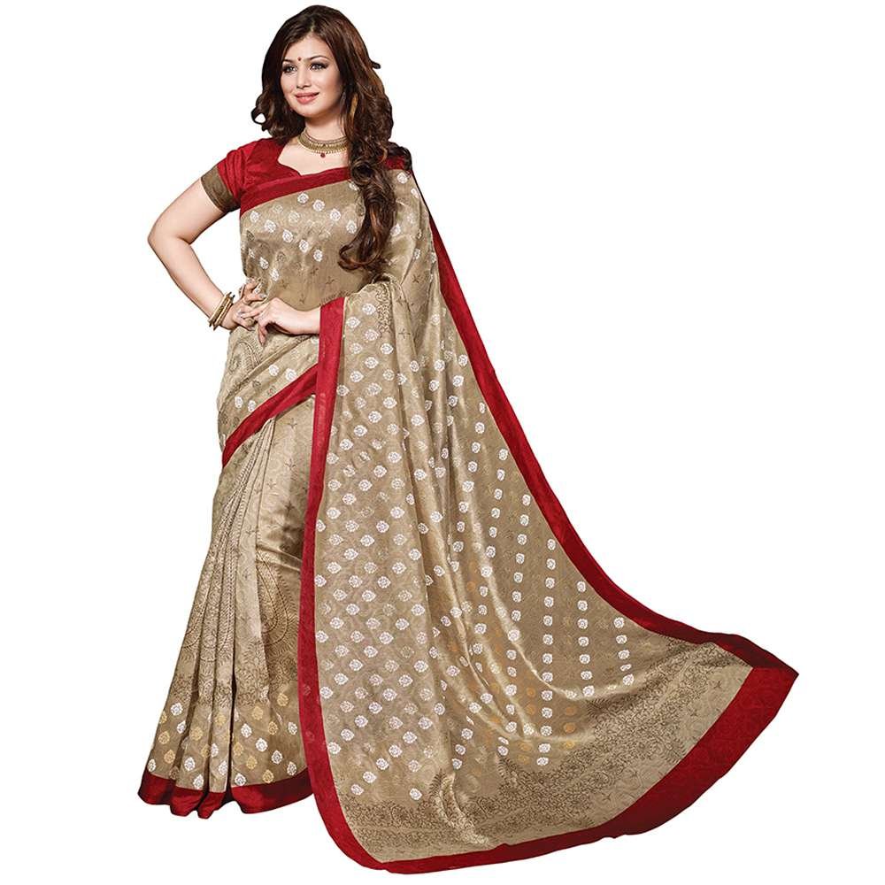 Ishi MayaSaree (Sapbr2110_13328_Beige)