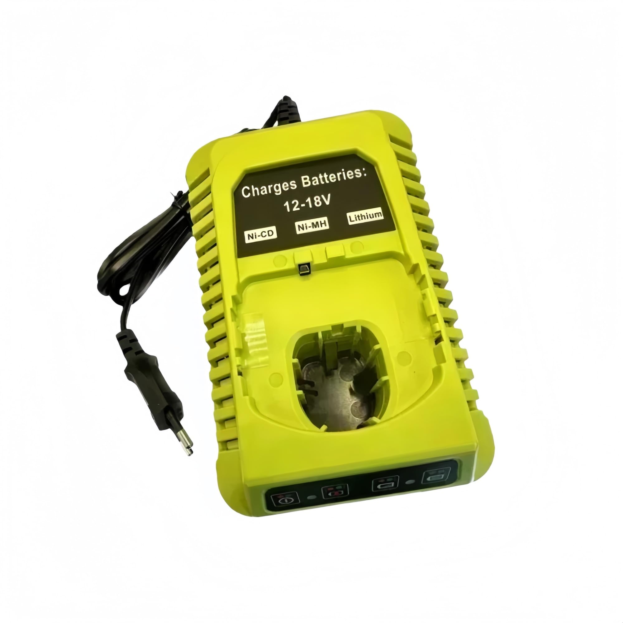 Batería De Litio De 4.0Ah, Compatible Con RYOBI De 18V Plataforma Batería De Repuesto Universal. Aplicable A Los Modelos P104 P107 P108 P109 RB18L20.(4Ah charger)